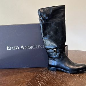 Knee high leather boots